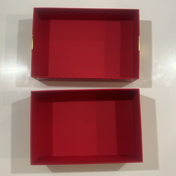 Christian Dior Red and Gold Decorative Box - Picture 2 of 8